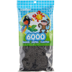 Perler Beads Fuse Beads for Crafts, Black, Small, 6000pcs