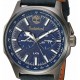 Men's SHERMAND Analog Leather Day Date Watch