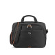 Brief Laptop Briefcase, 13.3 Inch, Black, One Size