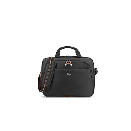 Brief Laptop Briefcase, 13.3 Inch, Black, One Size
