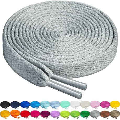 Shoelaces in 27 Colors Flat 5/16" Shoe