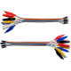 2 in 1 Alligator Clip to Dupont Wire 10pin 20cm Male