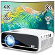 Native 1080P Projector with 5G WiFi and Bluetooth 5.1