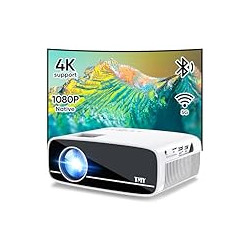 Native 1080P Projector with 5G WiFi and Bluetooth 5.1