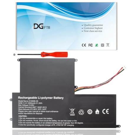 Laptop Battery Replacement for EVC156-1BK