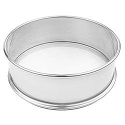 Stainless Steel Flour Sifter 12" Diameter x 2.5" High
