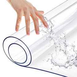 Clear Plastic PVC Table Top Protector Polyester