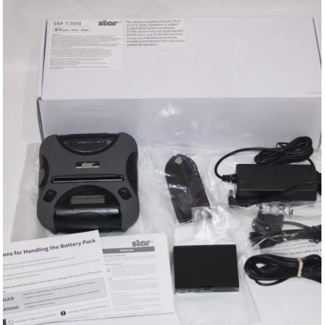 Star Micronics SM-T300i Portable Mobile Bluetooth Thermal Receipt Printer