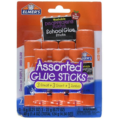 Disappearing Purple School Glue Sticks