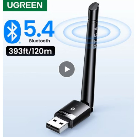 UGREEN USB Bluetooth 5.3 5.4 Adapter 120M Dongle for PC Wireless Mouse Keyboard Music Audio Receiver Transmitter Bluetooth