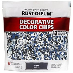Decorative Color Chips, Gray Blend, 1lb(454g)