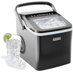 Ice Machine Maker with Self Cleaning, 9 Cubes in 7 Mins, 22lbs/24hrs