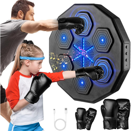 Music Boxing Machine with Two Pairs of Gloves