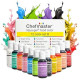 Arts Crafts - Liqua-Gel Coloring - 12 Color Set B - Fade Resistant - 12 Pack