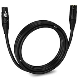 10 Feet XLR Microphone Cable Balanced Male to Female 3 Pin Mic Cord