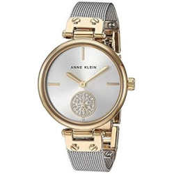 Women's Premium Crystal Accented Mesh Bracelet Watch