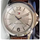TOMMY HILFIGER Mens Watch 44mm Silver Dial Brown Gator Leather Strap 1791377