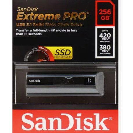 SanDisk 256GB EXTREME PRO Cruzer USB 3.1