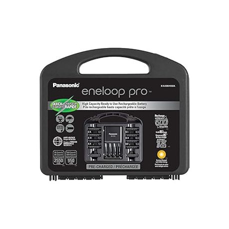 eneloop pro High Capacity Rechargeable Batteries Power Pack 8AA