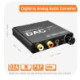 24bit DAC Digital to Analog Audio Converter SPDIF L/R RCA Support Bass & Volume Control Coaxial Toslink Optical to 3.5mm Jack