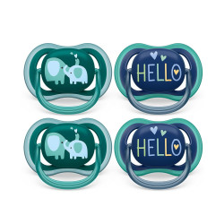 Philips Avent Ultra Air Pacifier - 4 x Light