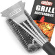 Grill Brush and Scraper BBQ Brush for Grill, Safe 18"