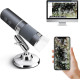 4K WiFi Microscope for iPhone Android PC, 50-1000X USB