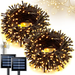 2 Pack Solar Christmas Lights Outdoor