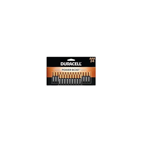 Duracell Coppertop AAA Batteries with Power Boost Ingredients, 24 Count Pack
