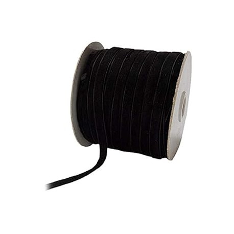May Arts 3/8-Inch Wide Ribbon, Black Velvet