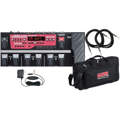 RC 300 Loop Station Looper Pedal Board w/ DLX Pedal Bag