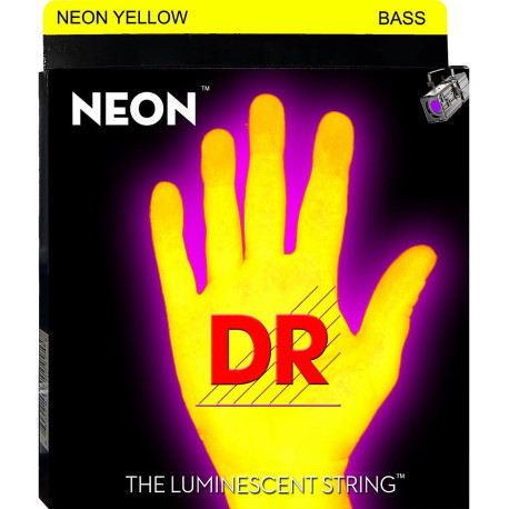 DR Strings HI-DEF NEON Bass Guitar Strings (NYB5-45)