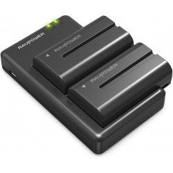 NP-F550 RAVPower Battery Charger for Sony NP F970