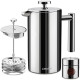 Press Coffee Maker 34oz, Stainless