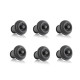Wine Vacuum Stoppers Set of 6– Black