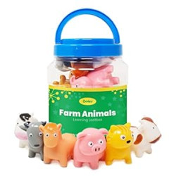Boley Farm Animals Bath Toys Bucket