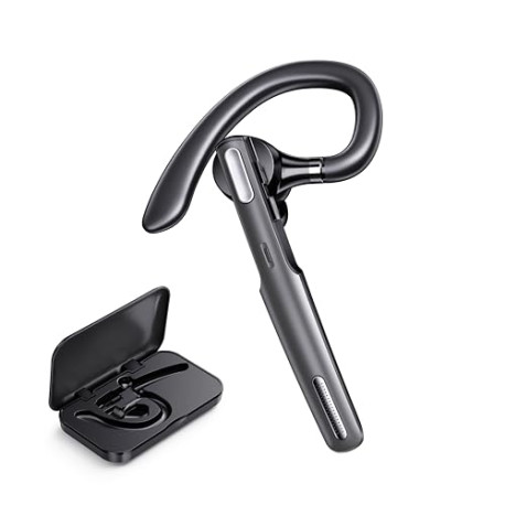 Bluetooth Headset, Wireless Bluetooth Earpiece V5.0 Hands-Free Earphones