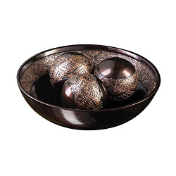 Home Decor Decorative Bowl with Orbs Set