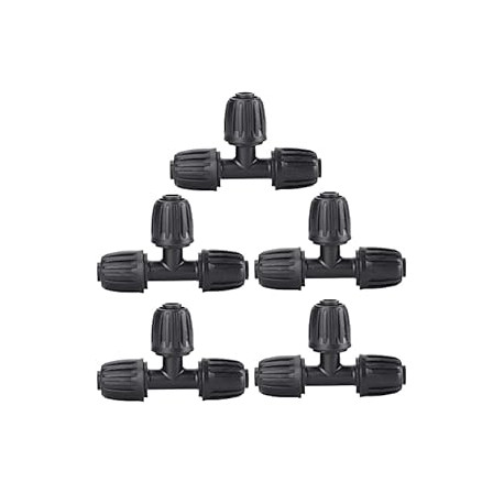 5 Pack 1/2" Drip Irrigation Fittings