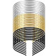24 Pieces Smooth Metal Headbands