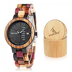 Women Wood Watches Colorful Wood WristWatches