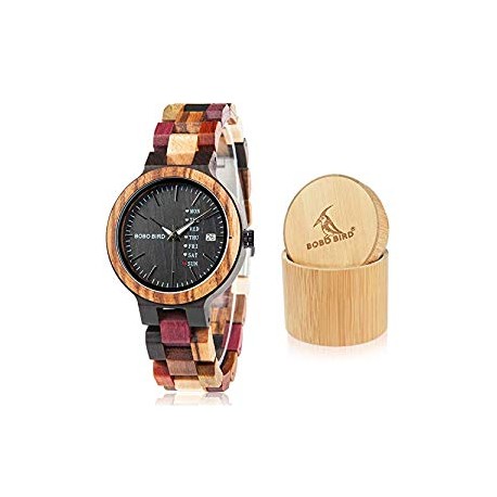 Women Wood Watches Colorful Wood WristWatches