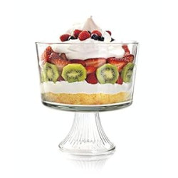 Glass Trifle Bowl, 104 oz