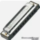 Hohner BluesBand Harmonica Key of C Blues Band Stainless Steel, 1501