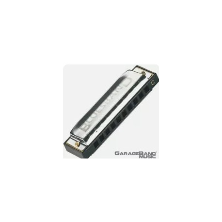 Hohner BluesBand Harmonica Key of C Blues Band Stainless Steel, 1501