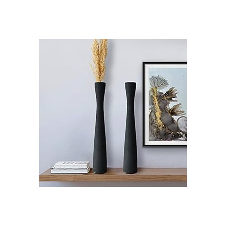 2 Pack Tall Ceramic Vase 16"