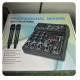 Audio Mixer, 4 Channel DJ Mixer with Dual Wireless Microphone