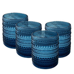 12oz Vintage Drinking Glasses Set of 4