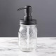 Mason Jar Glass Hand Soap Dispenser
