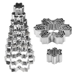 9 Piece Christmas Cookie Cutters